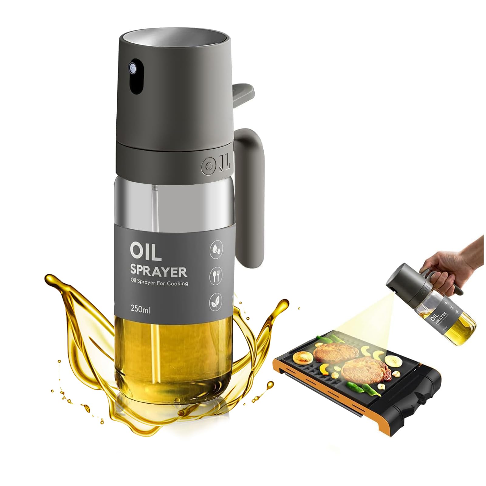 Amazon｜Geerow オイルスプレー 250ml 【日本JFSL370認証